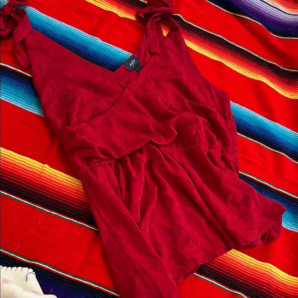 Elegant Red Women's Top